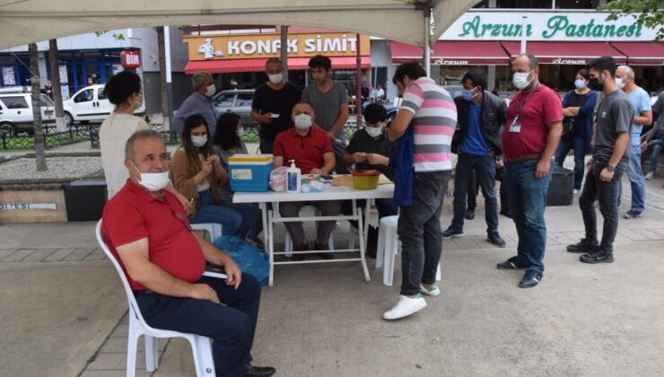 Giresun un Espiye ilçesinde aşılama çalışması devam ediyor