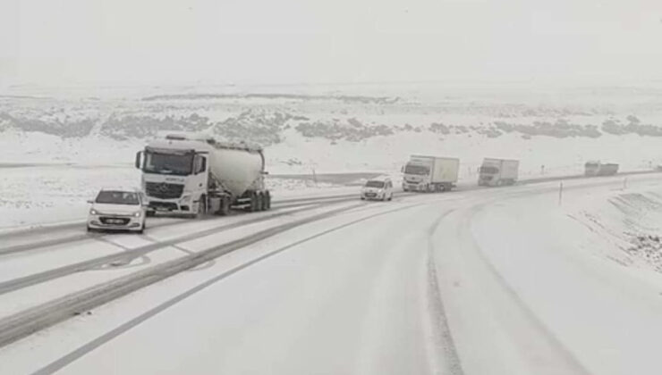 Ağrı’da mayıs ortasında kar yağdı, besiciler köye geri döndü