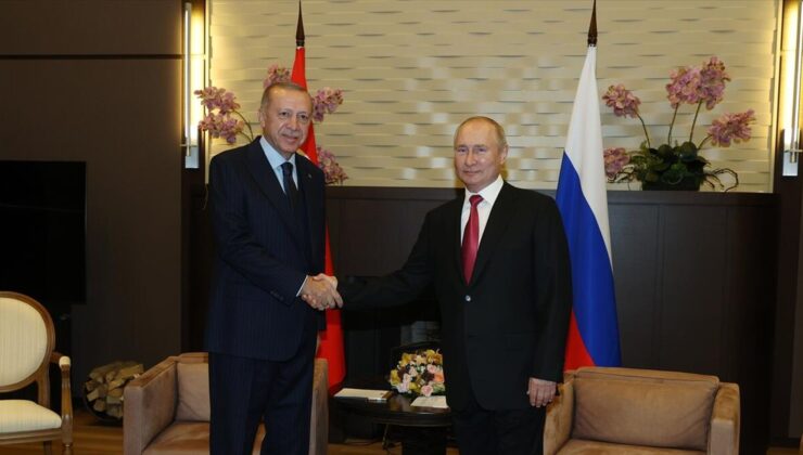 Cumhurbaşkanı Erdoğan, Rusya Devlet Başkanı Putin ile görüştü