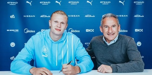 Yılın transferi resmen açıklandı! Erling Haaland Manchester City’de