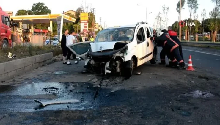 Ordu’da hafif ticari araç takla attı: 1 ölü, 1 yaralı