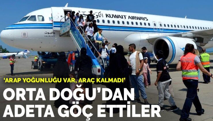 Trabzon’a Orta Doğu ve Körfez ülkelerinden akın