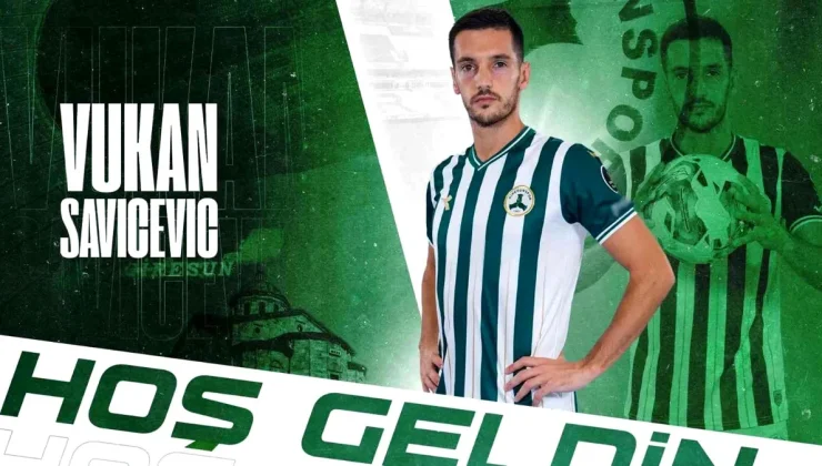 Giresunspor, Vukan Savicevic ile anlaştı