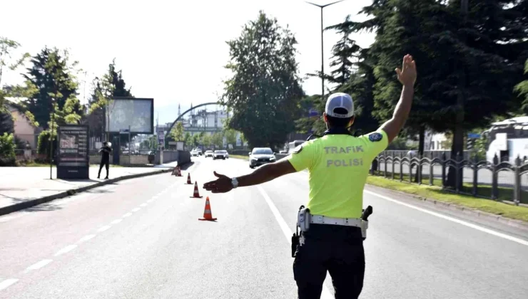 Ordu’da bir haftada yaklaşık 9 bin araç denetlendi