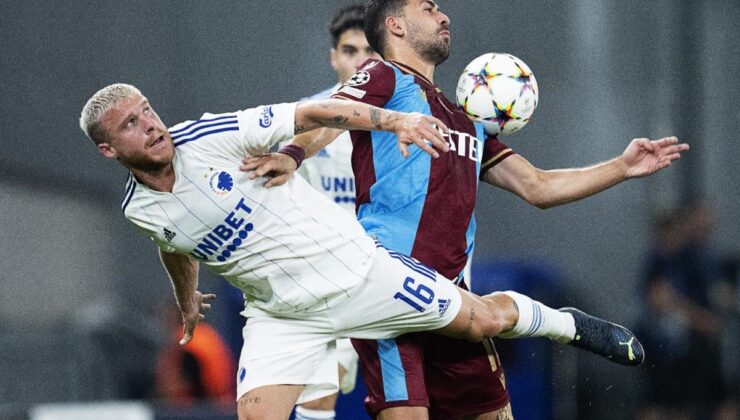 Trabzon haberleri! UEFA Şampiyonlar Ligi Play-off: FC Kopenhag: 2 – Trabzonspor: 1 (Maç sonucu)