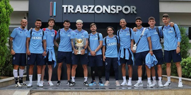 Trabzonspor Süper Kupa ile şehre geldi