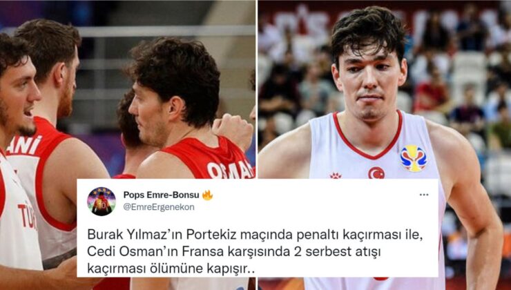 Fransa’ya 1 Puan Farkla Yenildikten Sonra Gözyaşlarını Tutamayan Cedi Osman’ın Performansına Tepkiler