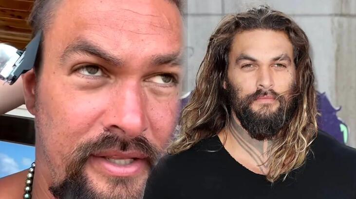 Jason Momoa uzun saçlarına veda etti!