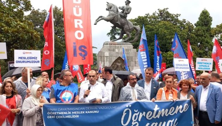 Öğretmenler tepkili: ‘Susmayacağız, boyun eğmeyeceğiz’