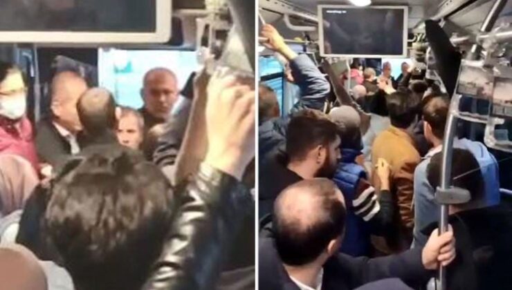 Metrobüste ‘taciz iddiasına’ linç girişimi