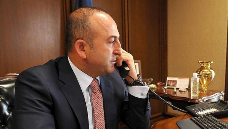 Bakan Çavuşoğlu, Fransız mevkidaşıyla görüştü