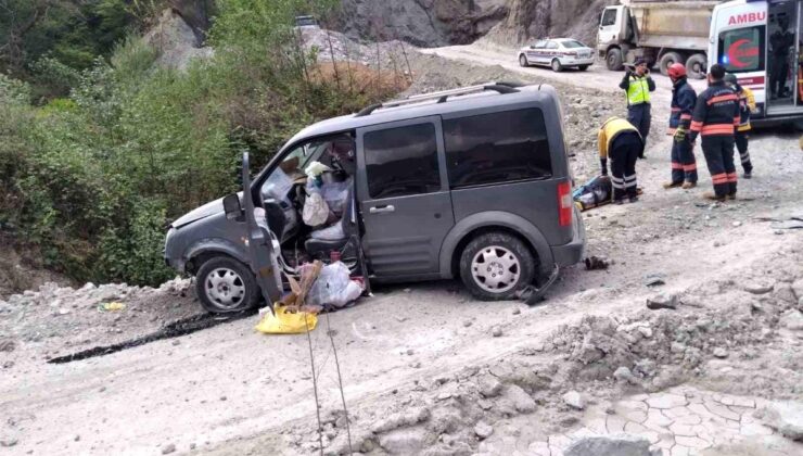 Trabzon’da trafik kazası: 3 yaralı