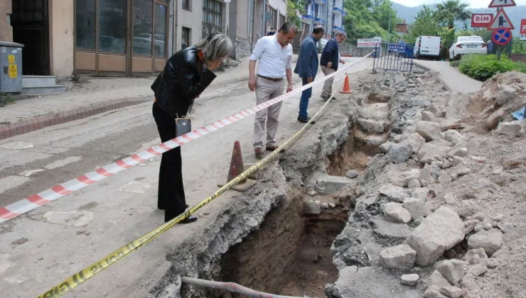 Doğalgaz hattı çalışmalarında Roma dönemine ait kalıntılar bulundu