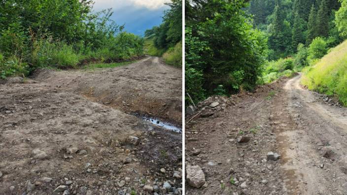 Maçka’da O mahalle bu yüzyılda yol ve su sorunu yaşıyor