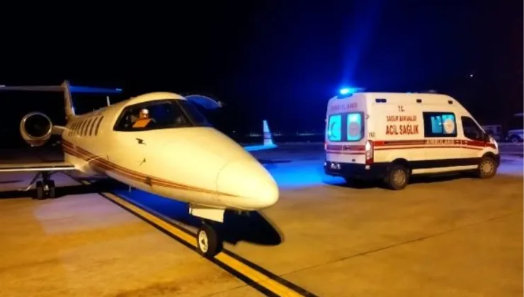 Trabzon’da Siroz Hastası Orhan Çavuşoğlu Ambulans Uçağıyla Bursa’ya Nakledildi