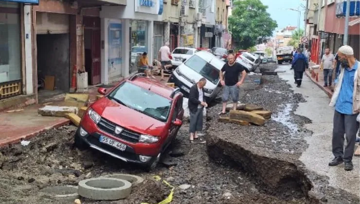 Samsun’da Sağanak Yağış Sonucu Meydana Gelen Hasar