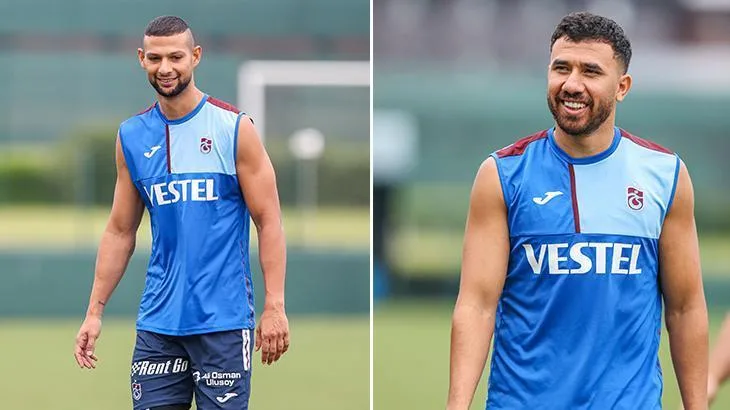Trabzonspor’a iki müjde birden! Yeni transfer de antrenmana katıldı