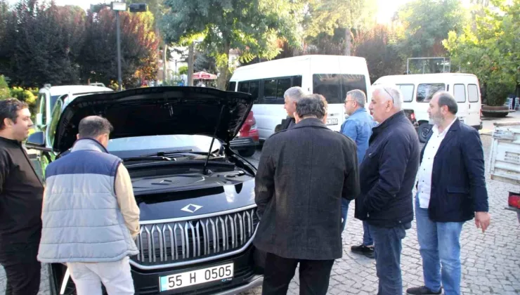 Havza TSO, yeni makam aracı TOGG’u tanıttı