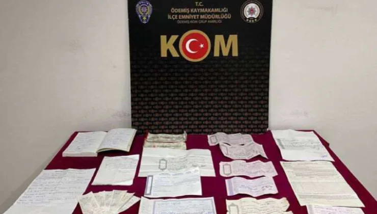 İzmir’de tefecilik operasyonu! 6 gözaltı