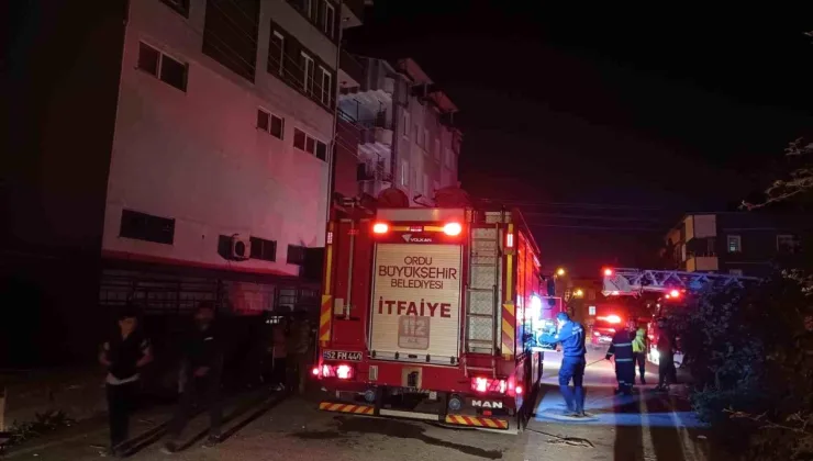 Ordu’da İş Yerinde Çıkan Yangın Söndürüldü