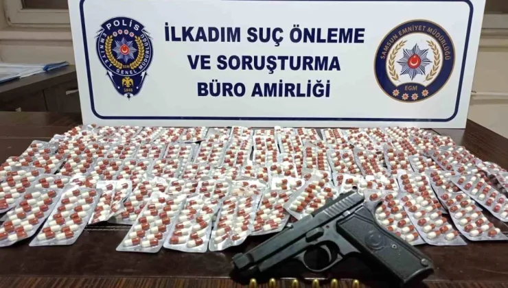 Samsun’da 1338 Adet Sentetik Ecza Ele Geçirildi