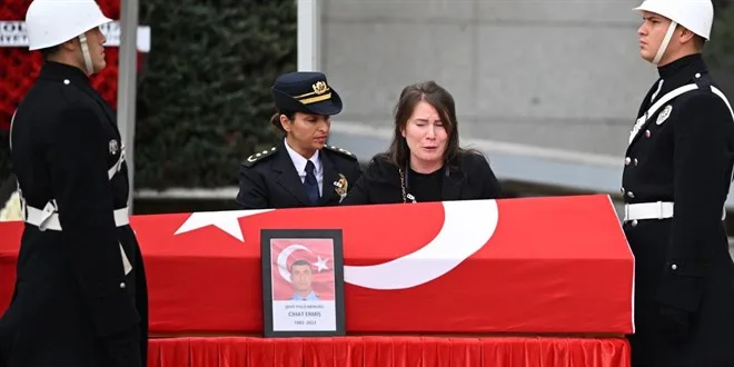 Şehit polis Cihat Ermiş için İstanbul’da tören düzenlendi