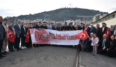 Balkan Savaşları’na katılan 87. Alay Trabzon Gönüllüler Taburu anıldı